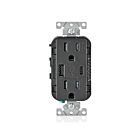 Leviton T5633-E Chargeur USB à prise inviolable 15A 
