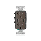 Leviton T5832-B Chargeur USB à prise inviolable 20A 