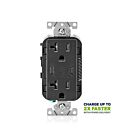 Leviton T5835-E Chargeur USB Cc à prise inviolable 20A 