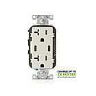 Leviton T5835-T Chargeur USB Cc à prise inviolable 20A 