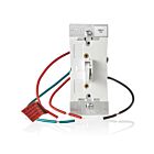 Leviton TSF01-10W Toggle Sl Ventilateur Blanc