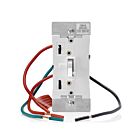 Leviton TSM10-1LW Gradateur à glissière à bascule 1000W blanc