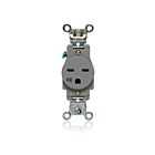 Leviton W5661-GY Fil arrière/latéral à sortie unique résistant aux intempéries 15A-250V 