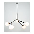 Suspendu Artcraft  Ravello AC10975VB noir et laiton 