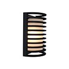 Lanterne murale d'extérieur Access Lighting Bermuda 20010MG-BL-RFR 60W 1 Lumière noir