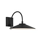Access Lighting 20312LEDDMG-BL Camas 12W Noir LED Lanterne murale d'extérieur