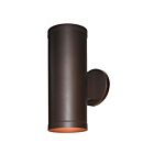 Lanterne murale d'extérieur bi-directionnelle Access Lighting Poseidon 20364-BRZ-CLR 60W bronze