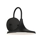 Access Lighting 20380LEDDMG-BL Pella 12W Noir LED Lanterne murale d'extérieur