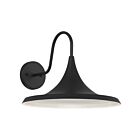 Access Lighting 20382LEDDMG-BL Pella 12W Noir LED Lanterne murale d'extérieur