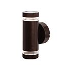 Lanterne murale d'extérieur bi-directionnelle Access Lighting Sunset 20385MG-BRZ-CLR 35W bronze