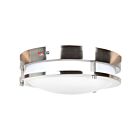 Plafonnier LED de 12" Access Lighting Solero 20464LEDEM-BS-ACR 15W acier brossé 1 lumière