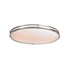 Plafonnier LED Access Lighting Solero Oval 20468LEDD-BS-ACR 48W acier brossé 1 lumière