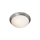 Plafonnier de 11.25" Access Lighting Cobalt 20624GU-BS-OPL 26W acier brossé 2 lumières