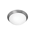 Plafonnier de 13" Access Lighting Cobalt 20625-BS-OPL 120W acier brossé 2 lumières