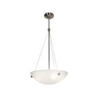 Suspendu Access Lighting Noya 23072-BS-WHT 60W acier brossé