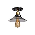 Plafonnier semi-encastré LED Access Lighting The District 24001LEDDLP-BGL-CLR 5W noir et or