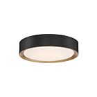 Plafonnier LED Access Lighting Malaga 49970LEDD-MBL-ACR 24W noir mat