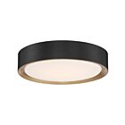 Access Lighting 49970LEDDLP-MBL-ACR Malaga 2-Lumières 18W Noir mat Plafonnier encastré