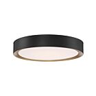 Access Lighting 49972LEDDCS-MBL-ACR Malaga 1-Lumière 40W Noir mat Plafonnier encastré