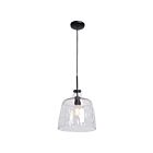 Suspendu Access Lighting Simplicite 50938-BL-CLR 60W noir