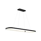 Suspendu Access Lighting Ravello 50948LEDD-MBL-ACR 40W 1-Lumière Noir mat