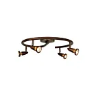 Éclairage sur rail ajustable Access Lighting Mirage 52222-BRZ 200W 4 Lumières bronze