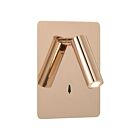 Lampe de lecture LED Access Lighting Villa 62087LED-GLD 4W Noir avec laiton antique brossé