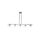 Suspendu linéaire LED Access Lighting Classic 62476LEDD-CH-OPL 25W 5 Lumières chrome