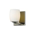 Applique murale et vanité Access Lighting Serenity 62561-MSS-OPL 40W 1 Lumière acier inoxydable miroir