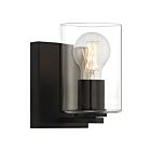 Applique murale Access Lighting Oslo 62580LEDDLP-MBL-CLR 8W Noir mat