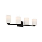 Luminaire de vanité Access Lighting Sienna 62624LEDDLP-MBL-OPL 40W 4 Lumières Noir mat