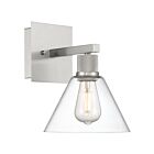 Applique murale Access Lighting Port Nine Martini 63143LEDDLP-BS-CLR 9W Acier brossé