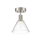 Plafonnier semi-encastré LED Access Lighting Port Nine 63146LEDD-BS-CLR 9W acier brossé