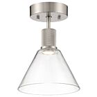 Plafonnier semi encastré Acier brossé Access Lighting 63146LEDDLP-BS-CLR 9W