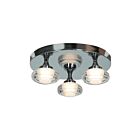 Plafonnier LED à lumières groupées Access Lighting Optix 63978LEDD-CH-ACR 15W 3 Lumières chrome