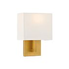 Applique murale LED Access Lighting Mid Town 64061LEDDLP-ABB-WH 8.5W 1 Lumière laiton brossé antique