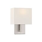 Applique murale LED Access Lighting Mid Town 64061LEDDLP-BS-WH 8.5W 1 Lumière acier brossé