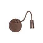 Lampe de lecture murale LED à cou de cygne Access Lighting Epiphanie 70003LED-BRZ 3W bronze