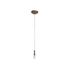 Suspendu à tension de ligne sans abat-jour Access Lighting Delta 9032LV-BRZ 40W bronze