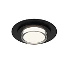 Alteck Lighting AFM0013-3CCT-W-BK Sable noir LED Plafonnier encastré