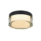 Alteck Lighting AFM0016-3CCT-W-BK Sable noir LED Plafonnier encastré