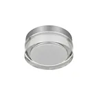 Alteck Lighting AFM0016-3CCT-W-BSS Acier inoxydable brossé LED Plafonnier encastré