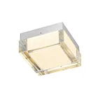 Alteck Lighting AFM0019-3CCT-W-BSS Acier inoxydable brossé LED Plafonnier encastré