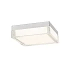 Alteck Lighting AFM0020-3CCT-W-BSS Acier inoxydable brossé LED Plafonnier encastré