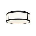 Alteck Lighting AFM0023-3CCT-W-BK Sable noir LED Plafonnier encastré
