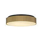 Alteck Lighting AFM0065-5CCT-W-BK-PB Laiton peint LED Plafonnier encastré