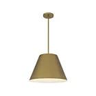 Alteck Lighting AP0077-5CCT-W-PB Jaz 25W Laiton peint LED Suspendu