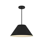 Alteck Lighting AP0078-5CCT-W-BK Jaz 25W Sable noir LED Suspendu