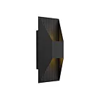 Alteck Lighting AW0009-3CCT-W-BK 14W Sable noir LED Applique murale d'extérieur