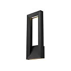 Alteck Lighting AW0034-3CCT-W-BK 30W Sable noir LED Applique murale d'extérieur
